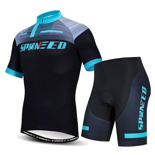 sponeed Cycling Jersey Short Sleeve Suits Men