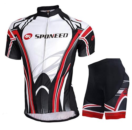 sponeed Cycling Jersey Short Sleeve Suits Men