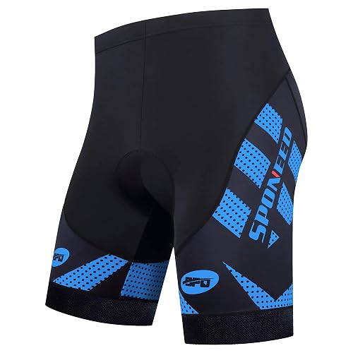 sponeed Men's Cycling Shorts Padded Bicycle Riding