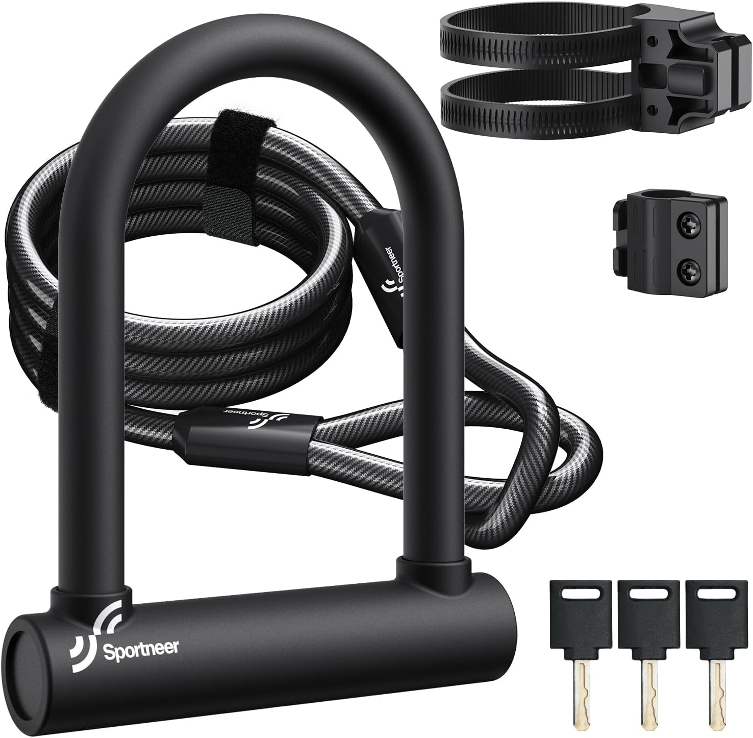 Sportneer U Lock: 18mm Shackle