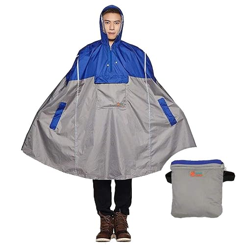 SudaTek Lightweight Cycling Rain Poncho Breathable Bike