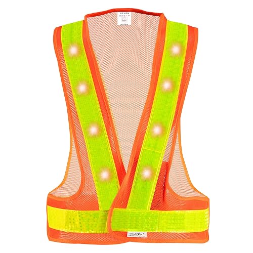 SULWZM LED Safety Vest Lights & Visibility