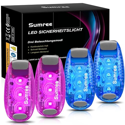 Sumree LED Safety Lights .Clip On Strobe&Running