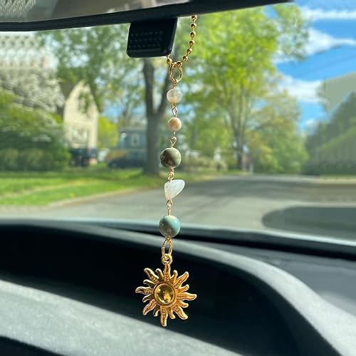 Sun Hanging Car Charm Mirrors