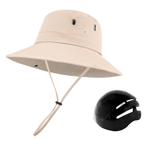 Sun Hat with Bike Helmet Anti-Collision Portable