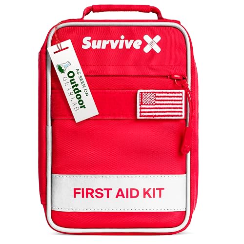 SurviveX Small First Aid Kit for Car
