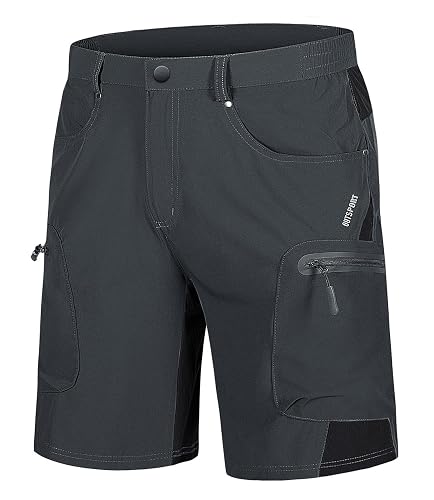TACVASEN Men's Hiking Cargo Shorts 10" with