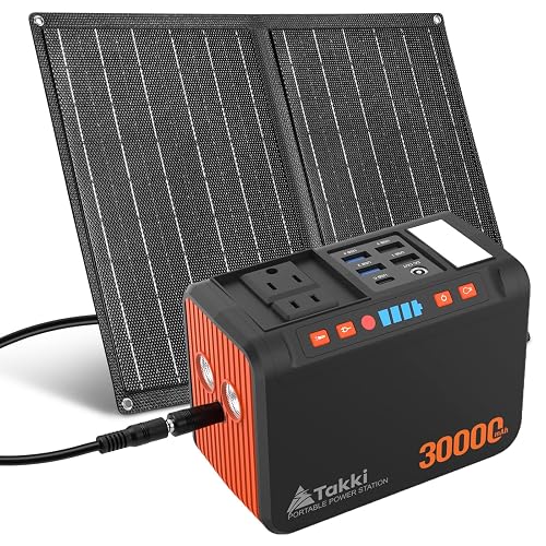 Takki Portable Solar Generator Power Station with
