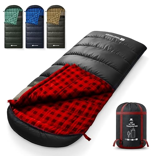 TANSTRIDER Cotton Flannel XXL Winter Sleeping Bags