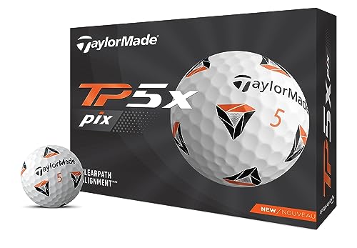 TaylorMade TP5x Pix 2.0 Golf Balls White