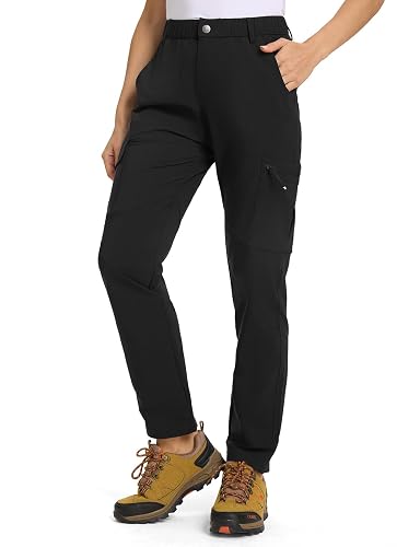 TBMPOY Women's Hiking Cargo Pants Lightweight Water