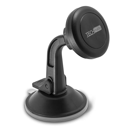 TechMatte Car Phone Mount Magnetic-Dashboard Mounted Car
