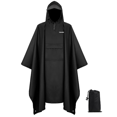 TechRise Rain Ponchos with Pocket