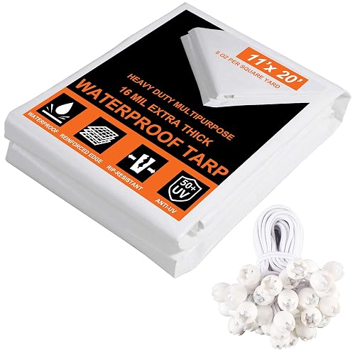Thanaddo Heavy Duty Tarp 10x20 Ft Tarpaulin