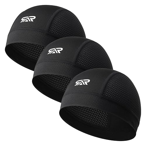 THINDUST 3-Pack Breathable Mesh Skull Cap Sweat