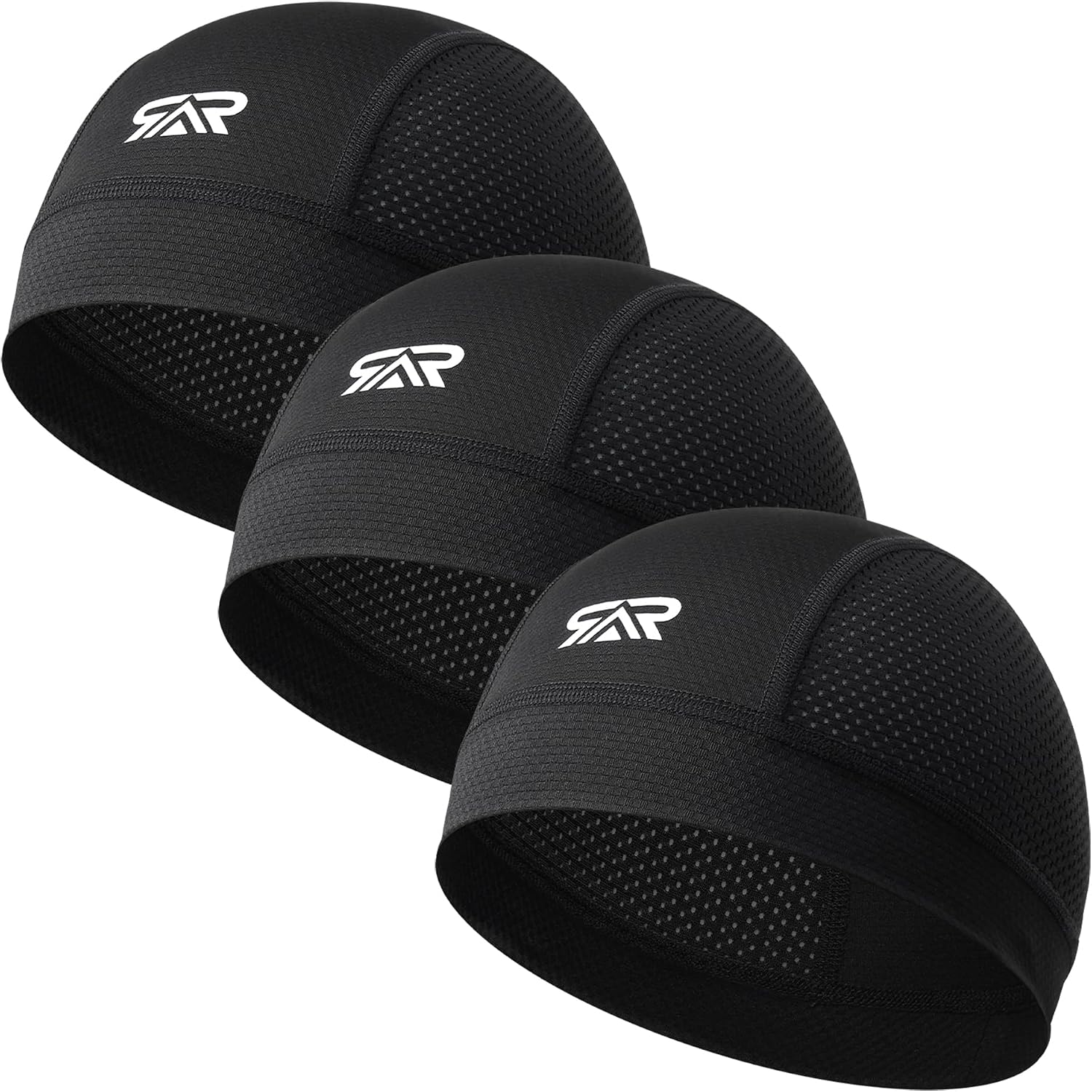 THINDUST 3Pcs Breathable Mesh Skull Cap