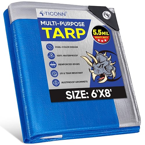 TICONN Heavy Duty Tarp Cover