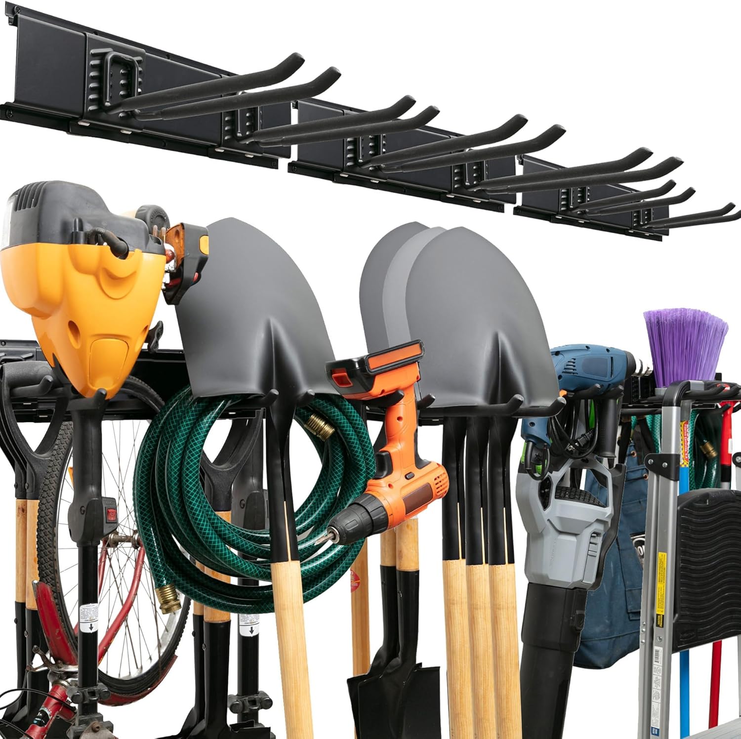 TIDYME 48" Garage Wall Organizer: Heavy-Duty Tool & Gear Storage Rack