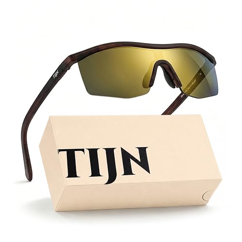 TIJN Anti-Slip Sport Sunglasses Men Women