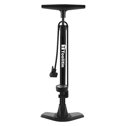 TOOLITIN Pump with Gauge Tire Pumps