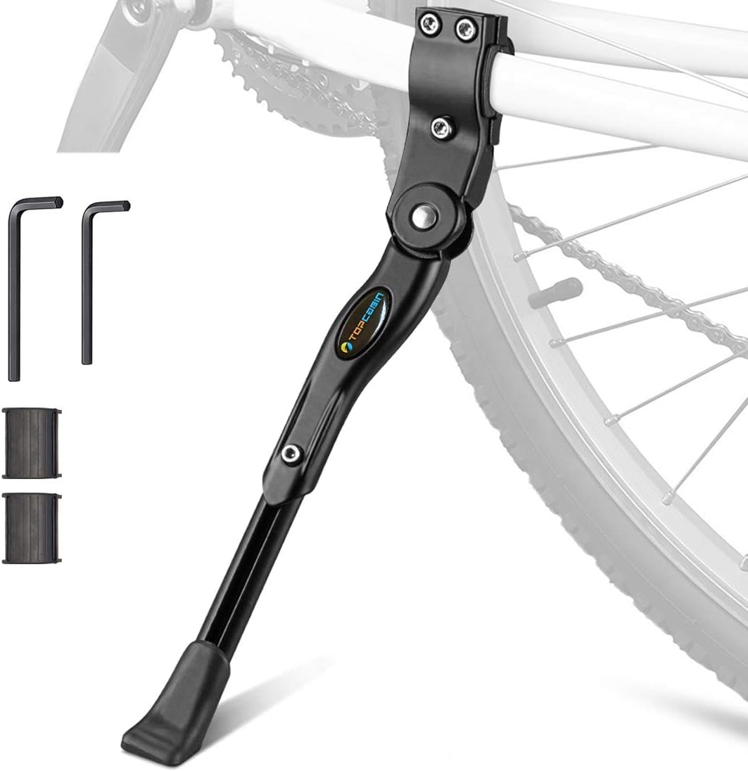 TOPCABIN Bike Kickstand Adjustable Aluminium Alloy