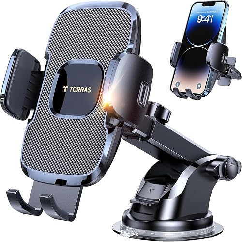 TORRAS Ultra-Durable Phone Holders for Your Car【96+LBS