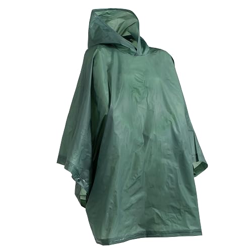 totes Adult Packable Lightweight Adjustable Rain Poncho