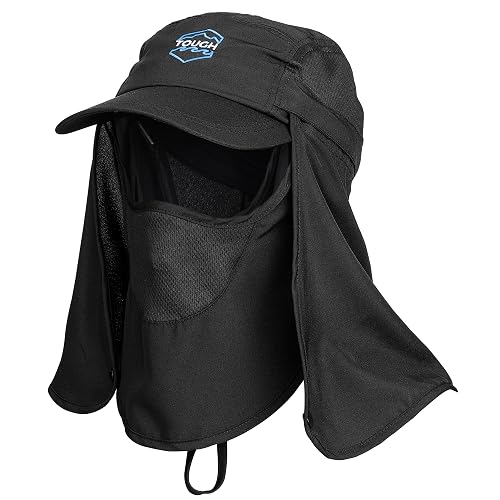 Tough Headwear Fishing Cap w/Face Mask &
