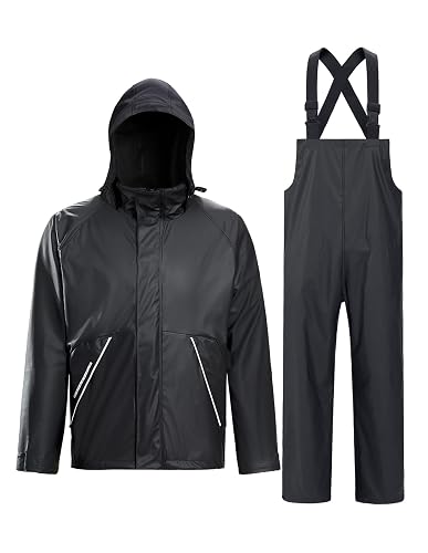 TOWN&FIELD Rain Suits for Fishing Waterproof Rain