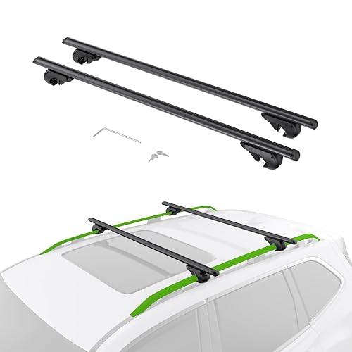 TrailXpert Universal Lockable Roof Rack Cross Bars