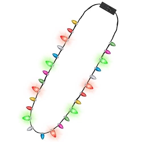 Traplace Christmas Light Necklace