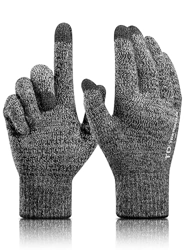TRENDOUX Merino Wool Winter Gloves for Men