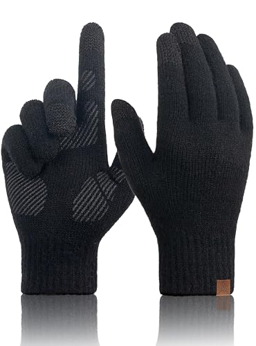 TRENDOUX Merino Wool Winter Gloves: Touch Screen