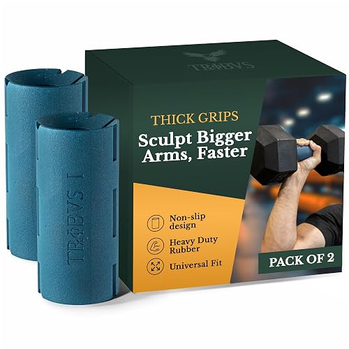 Tribus Grips Thick Grips for Dumbbells &