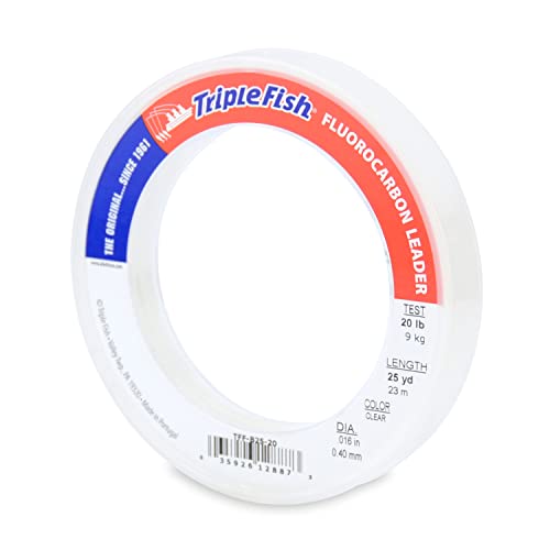 Triple Fish 100% Fluorocarbon Fishing Leader -