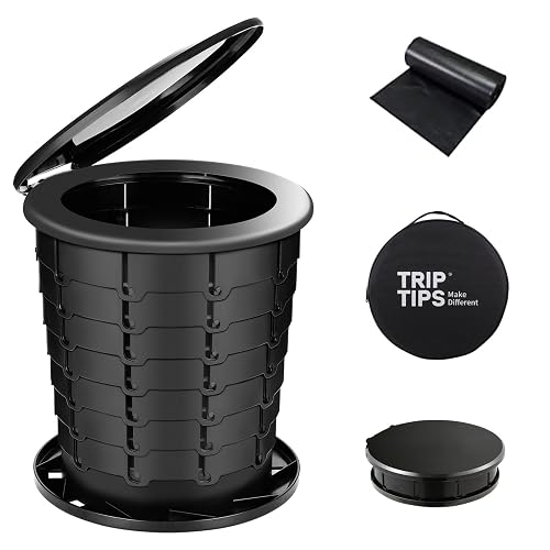 TRIPTIPS Upgrade Retractable Portable Toilet Travel Toilet