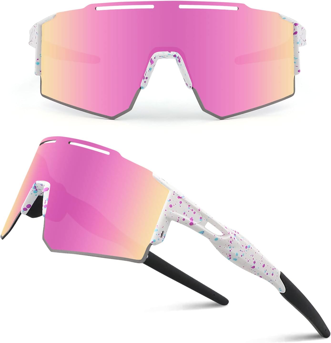 Ukoly Sunglasses Interchangeable Polarized Baseball