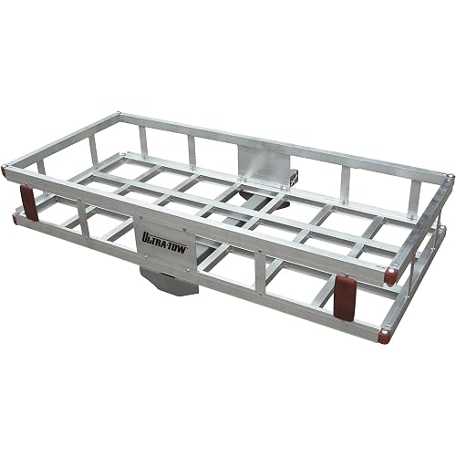 Ultra-Tow Aluminum Hitch Cargo Carrier- 500-Lb Capacity