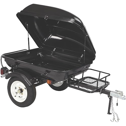 Ultra-Tow Tag-Along Pull Behind Motorcycle Cargo Trailer