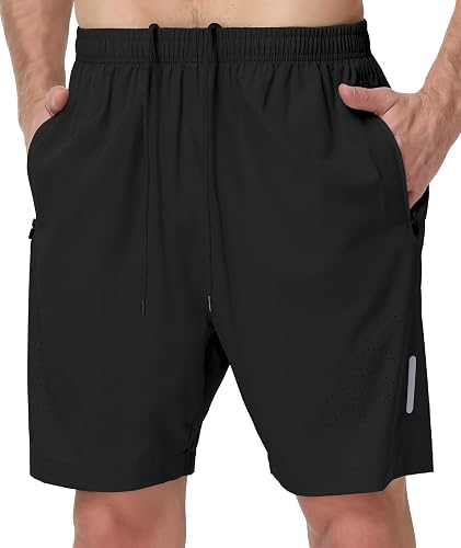UUMIAER Mens Athletic Gym Shorts 7" Utra-Light
