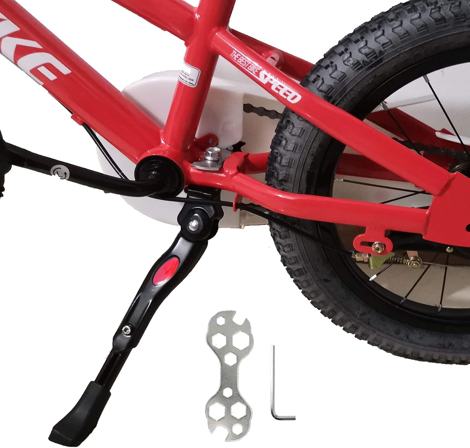 VECKUSON Kids Bike Kickstand: Center Mount for 16–22" Children's Bicycles