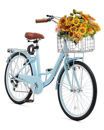 VEVOR Women Beach Cruiser Bike