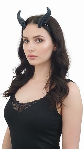 VIBNRIX Succubus Devil Horns Headband — Lightweight