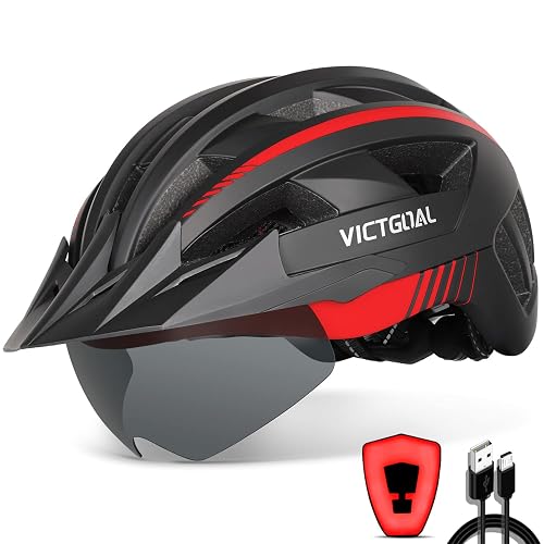 VICTGOAL Helmet with USB Rechargeable Rear