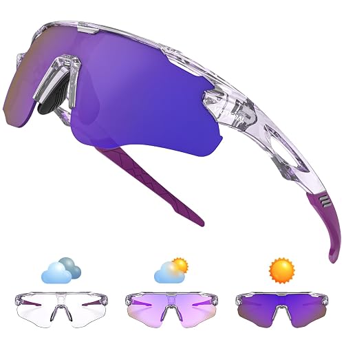 VICTGOAL Cycling Glasses Photochromic Sunglasses for Men