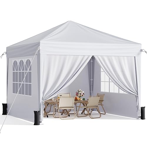 Vinabilia 10x10 Pop Up Canopy with Sidewalls
