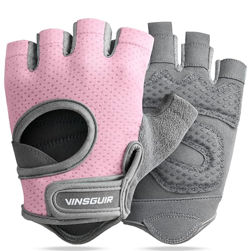 VINSGUIR Workout Gloves for Women and Men