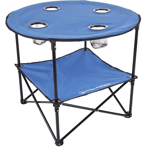 Wakeman Camp Table - Round 2-Tier Table