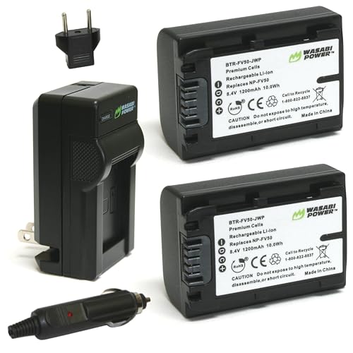 Wasabi Power Battery and Charger for Sony