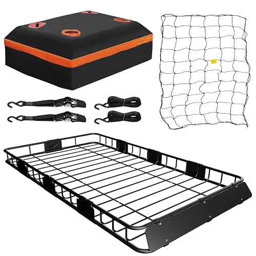 WEIZE Roof Rack Carrier Basket Universal Rooftop